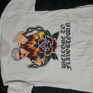 Drunk Ghost Flavortown White T-shirt
